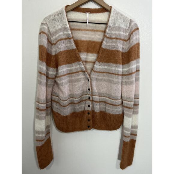 Y2K Coquette Indie Sleaze Fall Alpaca Wool Blend Cardigan Sweater M Academia 90s - Picture 2 of 13